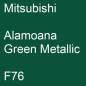 Preview: Mitsubishi, Alamoana Green Metallic, F76.